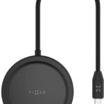 FIXED MagHUB 7in1 MagSafe kompatibilis vezeték nélküli töltő laptophoz és tablethez, fekete