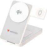 Verbatim Charge ‘n’ Go 3in1 Qi2 power bank, 10000 mAh, fehér