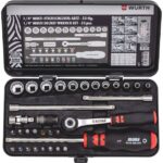 WÜRTH Többkulcsos krovakészlet 1/4″, 33 darab