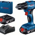 Bosch Professional 06019K3000 GSR 185-LI akkus fúró + koffer (2 × 2,0 Ah)