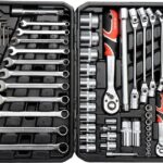 Yato YT-38781, 1/2″, 1/4″, krova készlet, 77 db