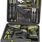 EXTOL CRAFT 422801 akkus csavarhúzó, Brushless, 46 db