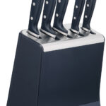 Tefal EverSharp K297S6 5 db-os késkészlet + tartóblokk beépített élezővel